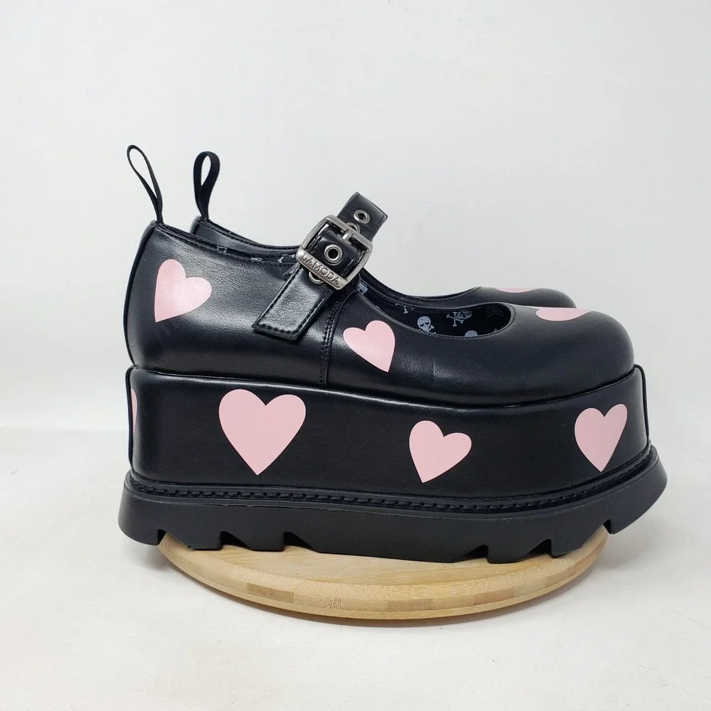Lamoda Sweetheart of Mind Mary Jane Women 6 Platform Punk Goth Chunky Dolls Kill